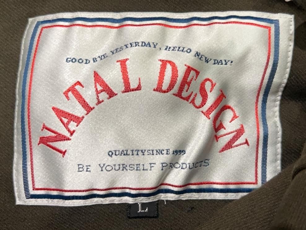 ＊NATAL DESIGN ストレッチ入り フラップ サルエルパンツ L