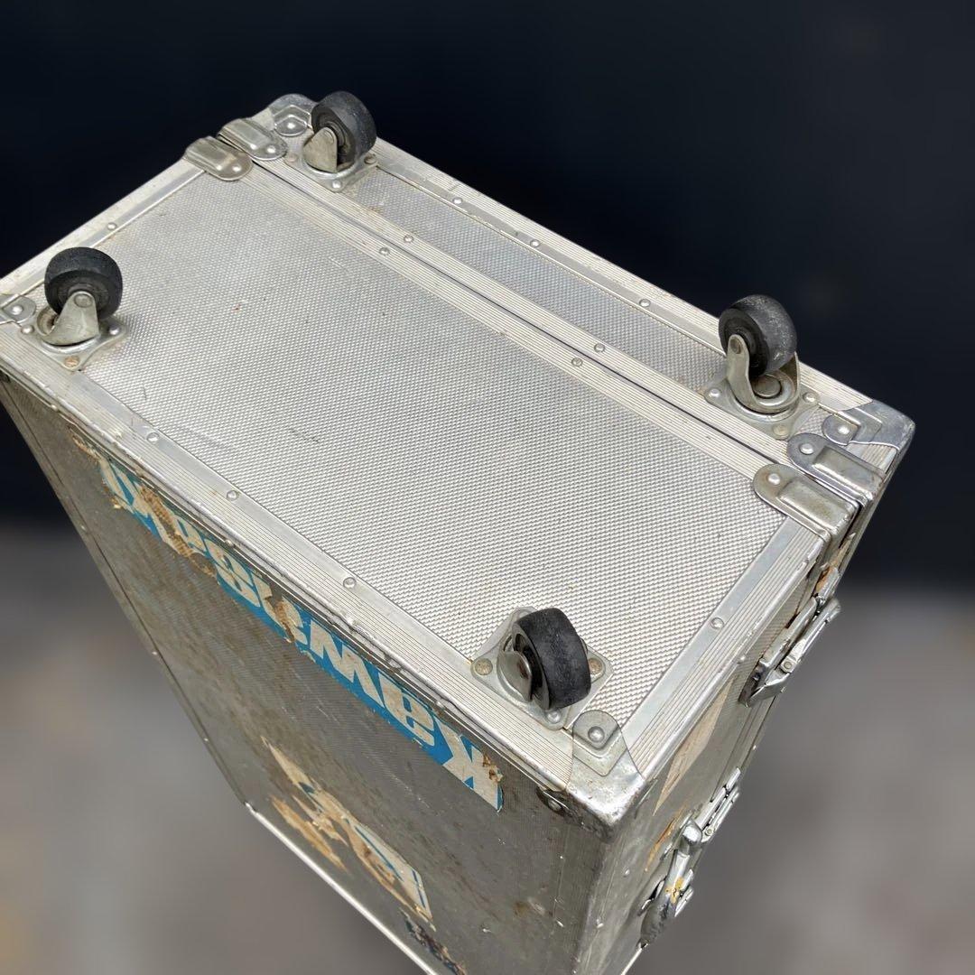 希少　大型　アルミキャリーケース　昭和レトロ　スーツケース　トラベルトランク