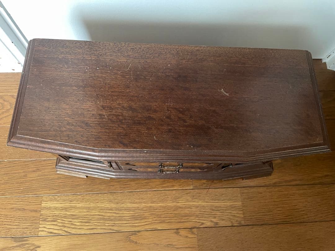 最終価格 アンティーク ウッド アクセサリーボックス 昭和