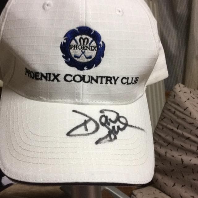 値下げ　デビッド　デュバル　David Duval    　サイン入り帽子と写真
