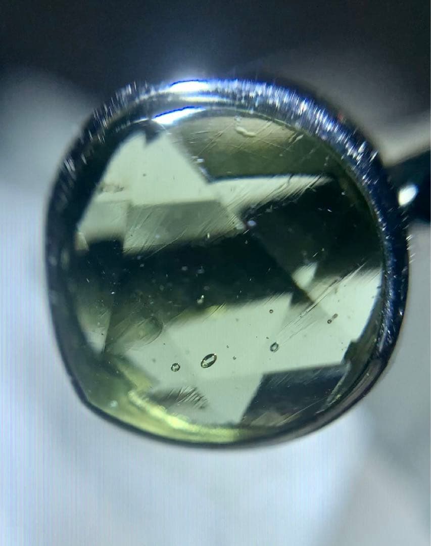 ★Manakali ★ 【高品質】モルダバイト　六芒星　リング