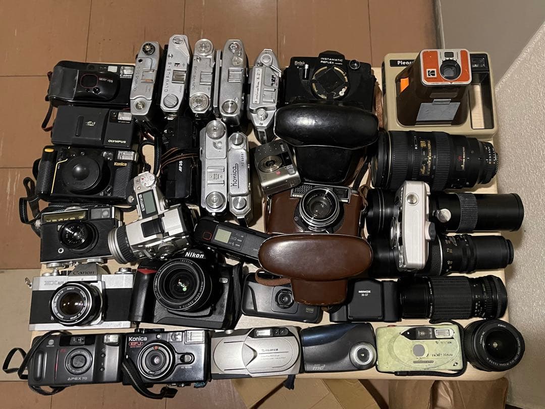 35個くらいジャンクカメラレンズなどまとめ売り