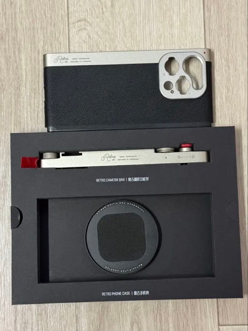 【美品】Fotorgear iphone16 pro レトロカメラケース