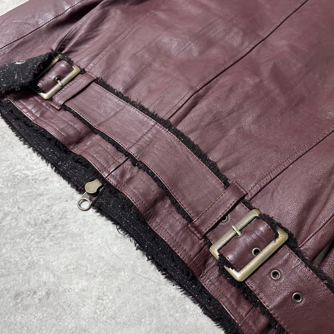 ジャケット・アウター 00s KATHARINE HAMNETT leather jacket