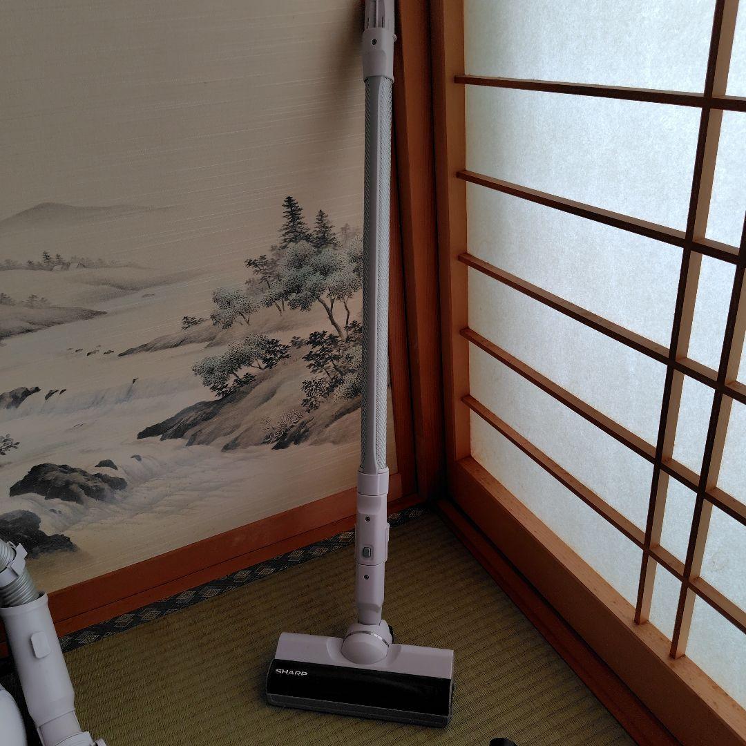 SHARP EC-AS700 掃除機 本体、新品アタッチメント、充電器２個、箱付