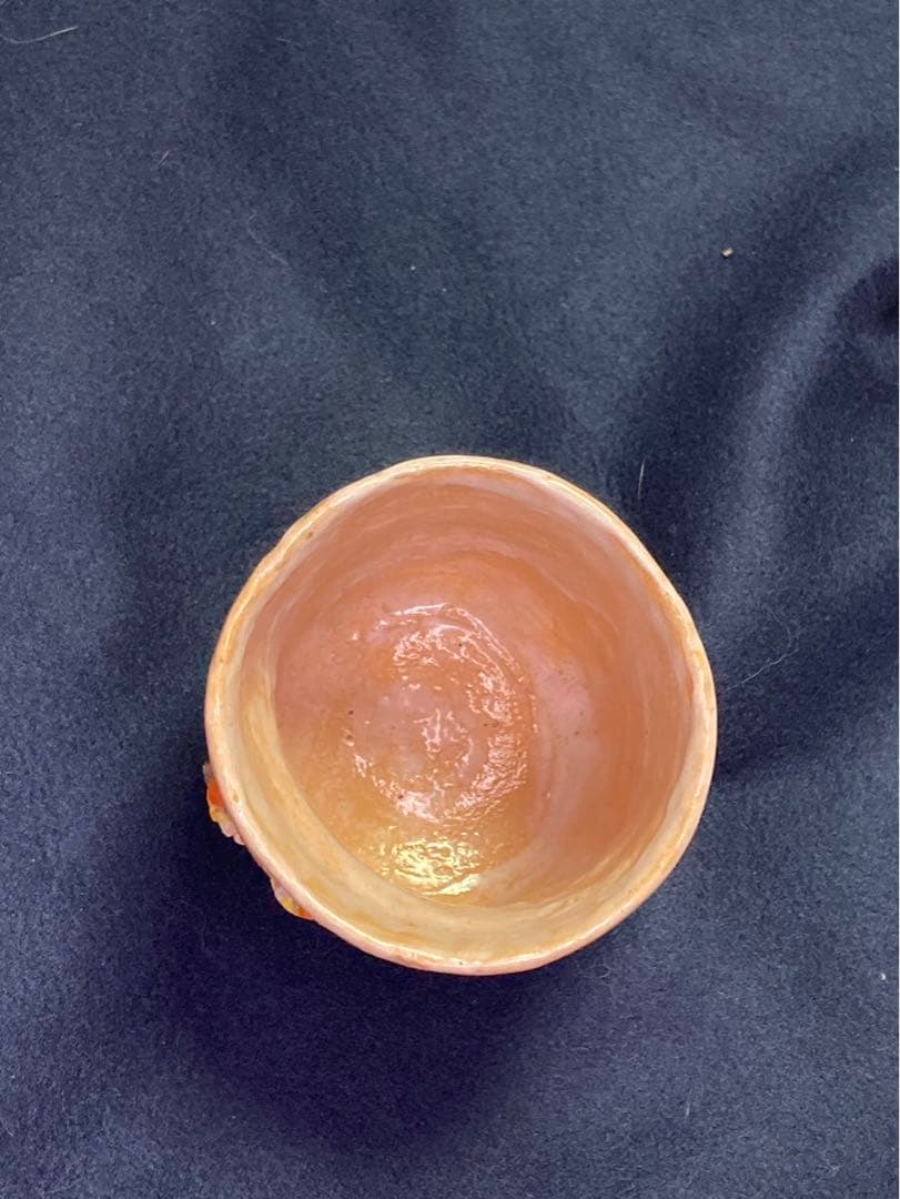 水月焼　天神蟹　湯呑　無傷　楽山焼　二六焼