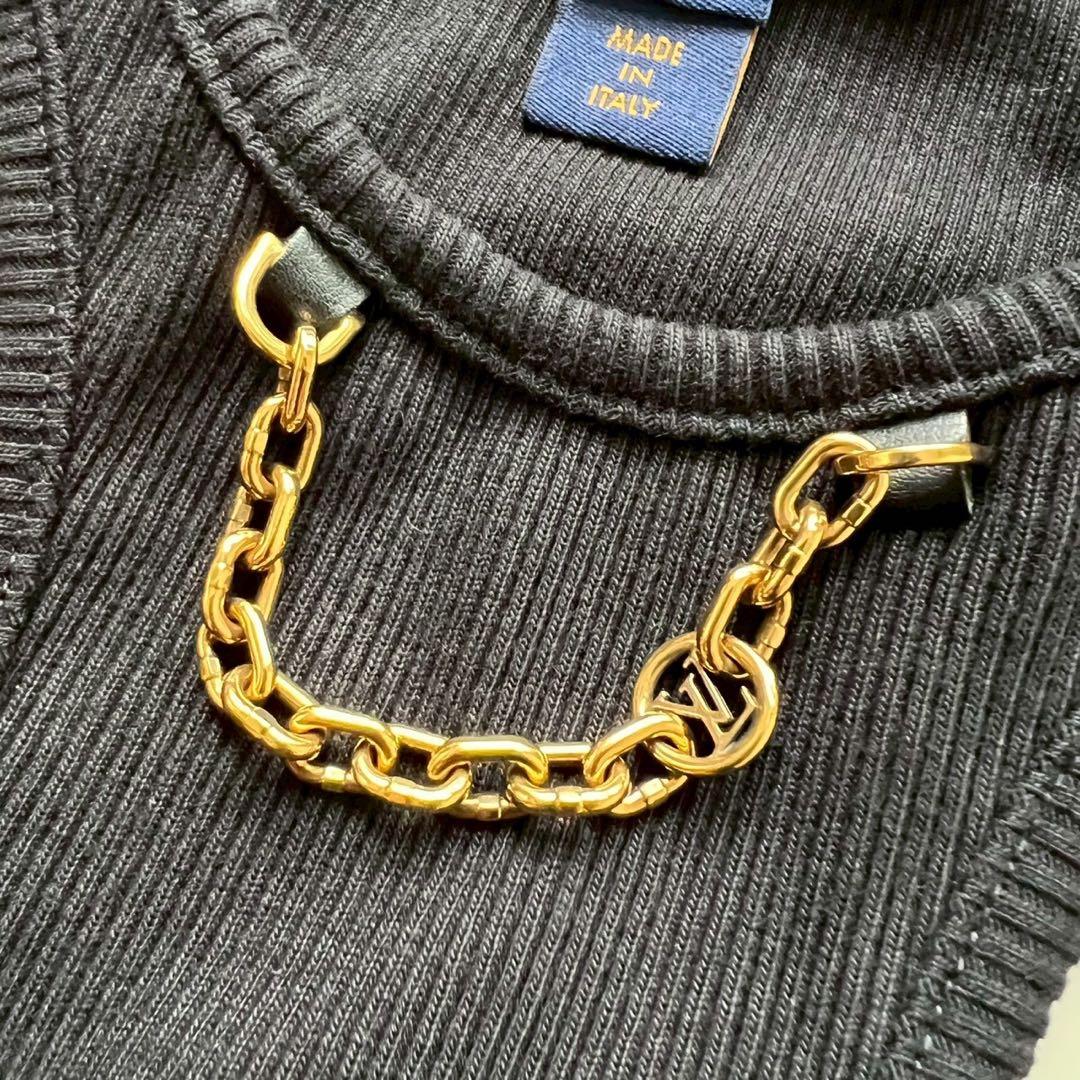 LOUIS VUITTON アイレットタブタンクトップ LVサークルチェーン