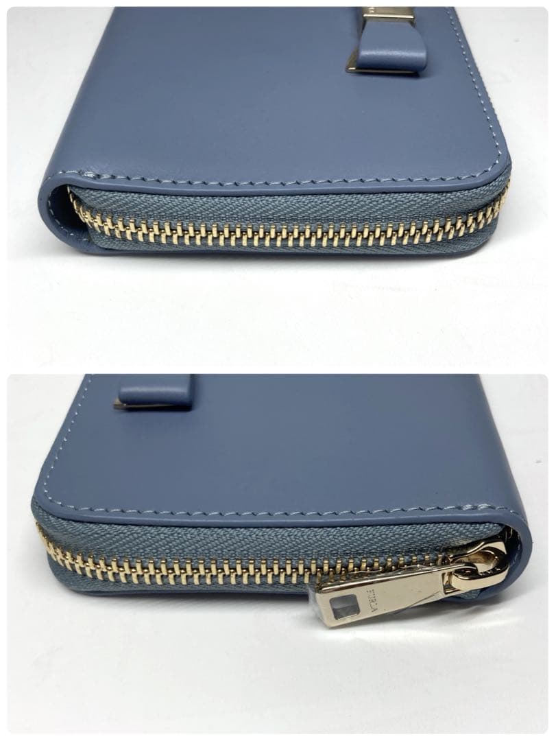 【新品・未使用】FURLA フルラ 二つ折り 財布 リボン付 レディース