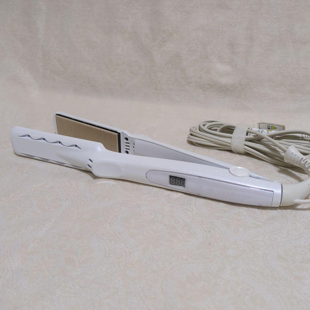 絹女 KINUO ストレートヘアアイロン ホワイト LM-125