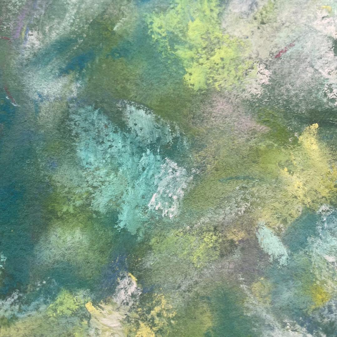 パステル画/色褪せない花束の贈り物/癒し/ヒーリング/パワースポット/ビバーナム