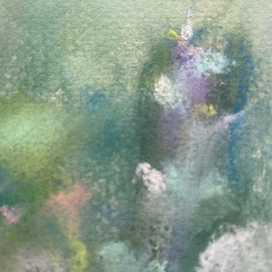 パステル画/色褪せない花束の贈り物/癒し/ヒーリング/パワースポット/ビバーナム