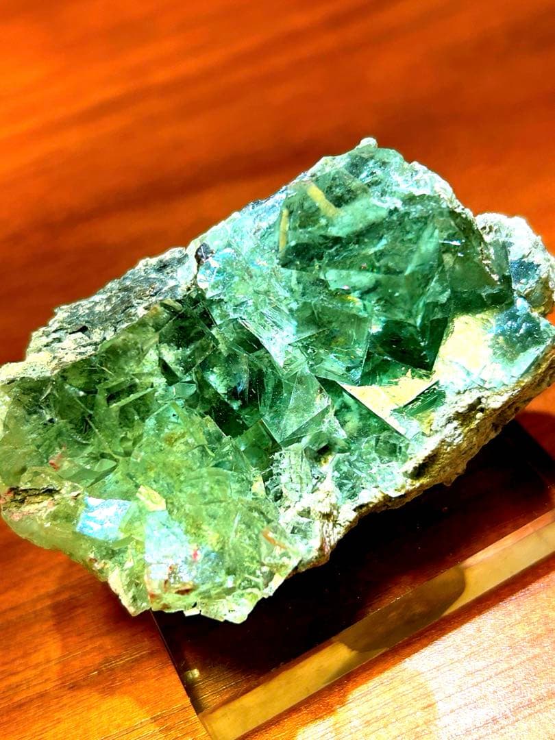 中国　湖南省産　フローライト　原石