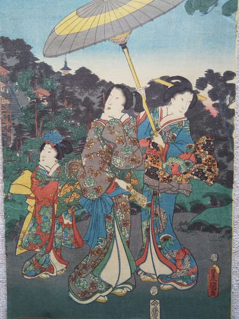 浮世絵 豊國 源氏十二ヶ月之内「卯月」