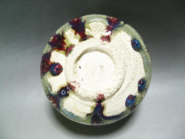 #加藤五山 #五山窯 #辰砂釉 #茶碗 #大迫力 #共箱 #茶道具 #逸品