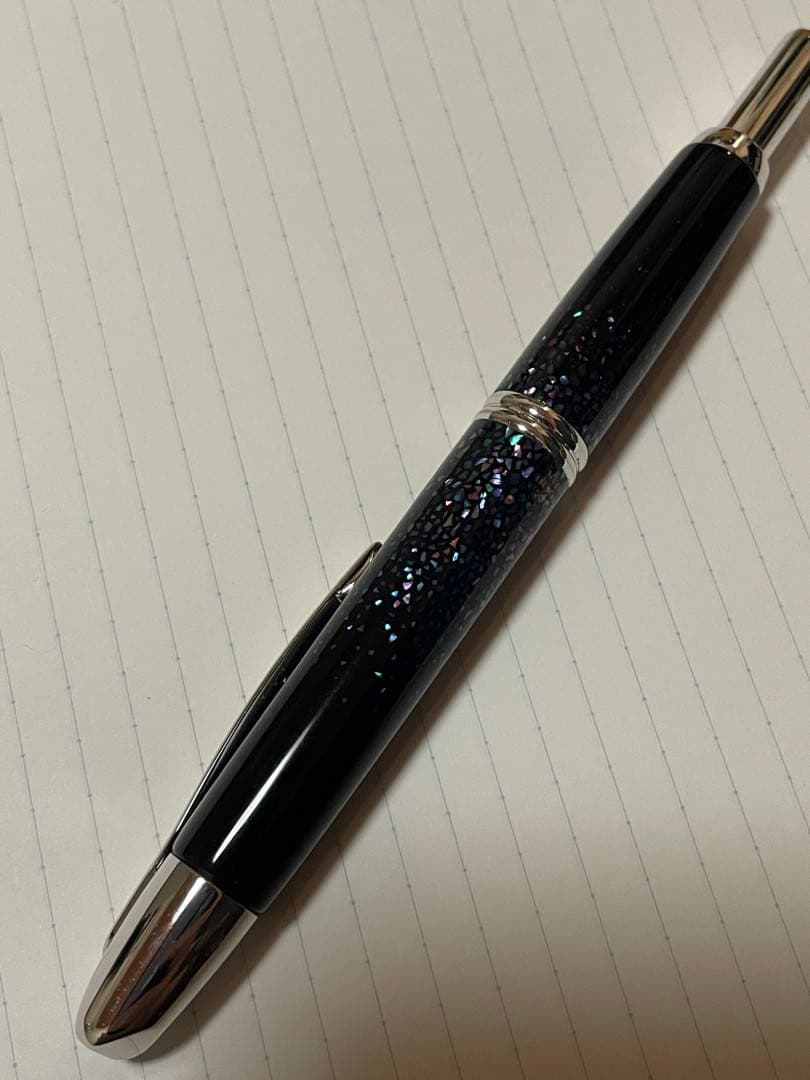 八*重様 PILOT 万年筆　キャップレス螺鈿　F 細字