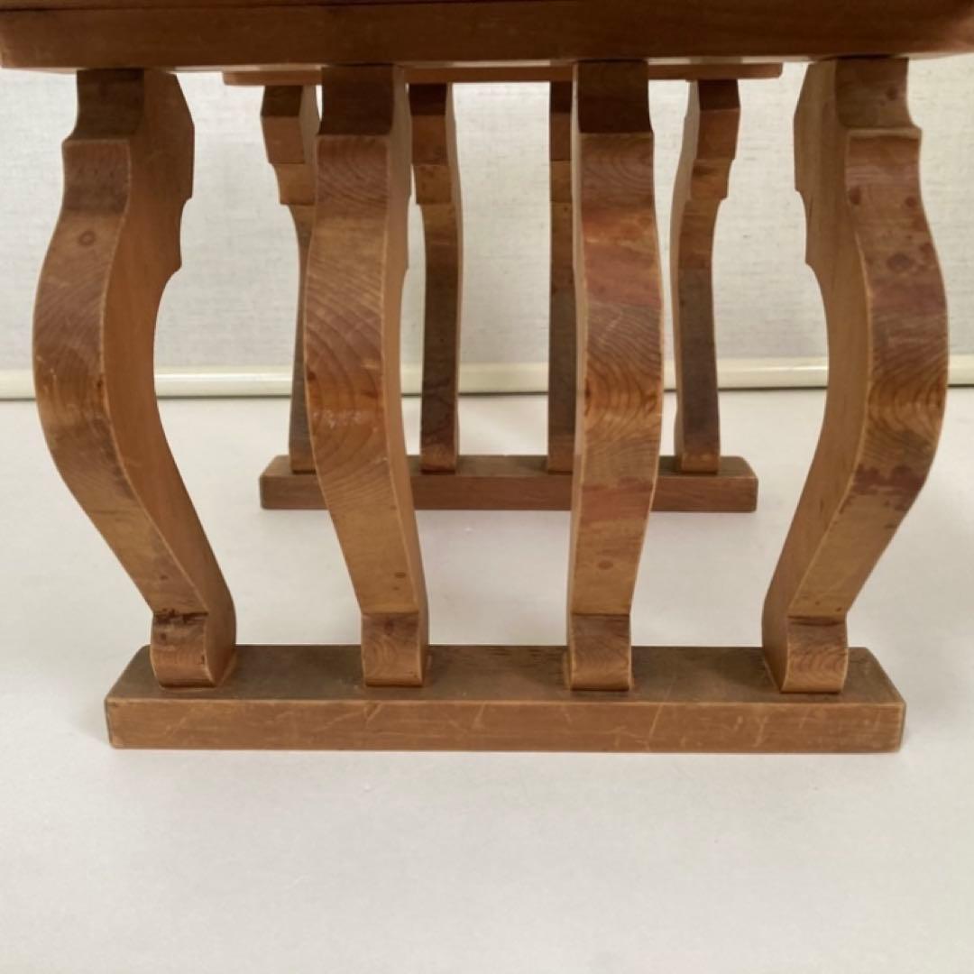 置物台 飾り台 香炉台 花台 棚 木製 和風 工芸品 茶道具 和モダン レトロ