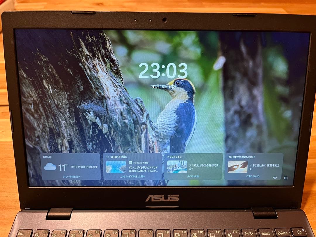 ✴︎美品　保護ケース付き✴︎ASUS Windows 11 ノートPC ネイビー