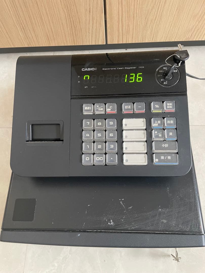 CASIO コンパクトレジスター 17CR