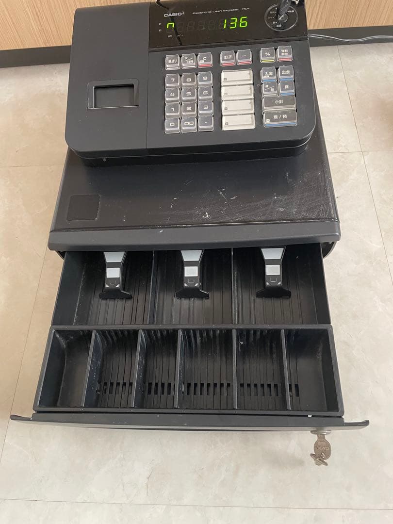 CASIO コンパクトレジスター 17CR