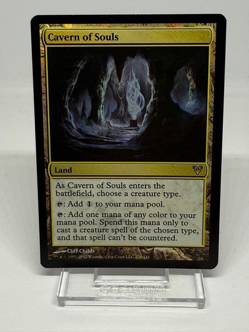 【Foil】英語版《魂の洞窟/Cavern of Souls》 [AVR] 初版