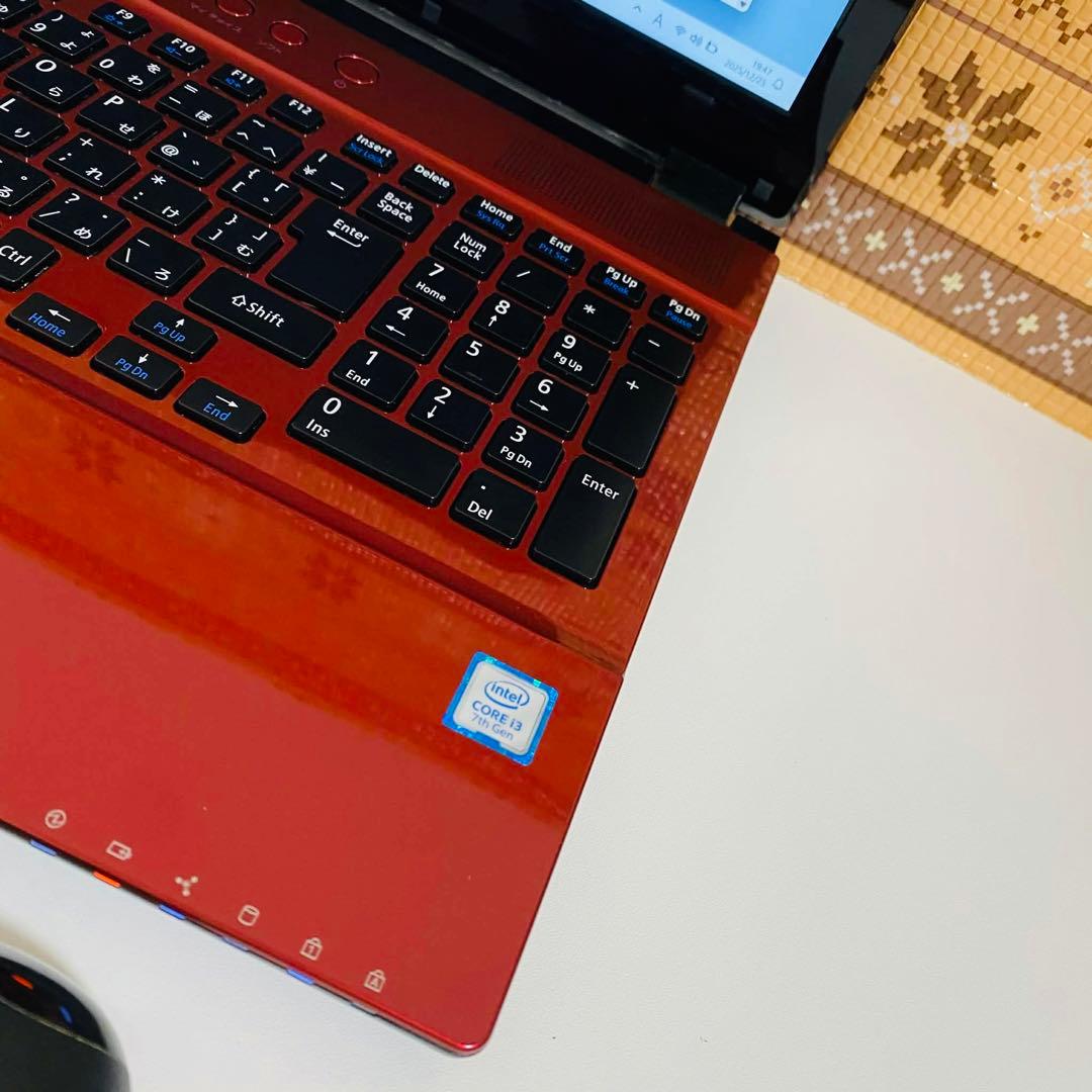 Y999 NECノートパソコンSSDメモリ8G第7世代Windows11オフィス