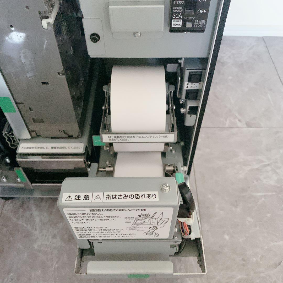 【新品級・保証付き】マルチ決済端末付 GLORY製 特大ボタン×2、大ボタン×2