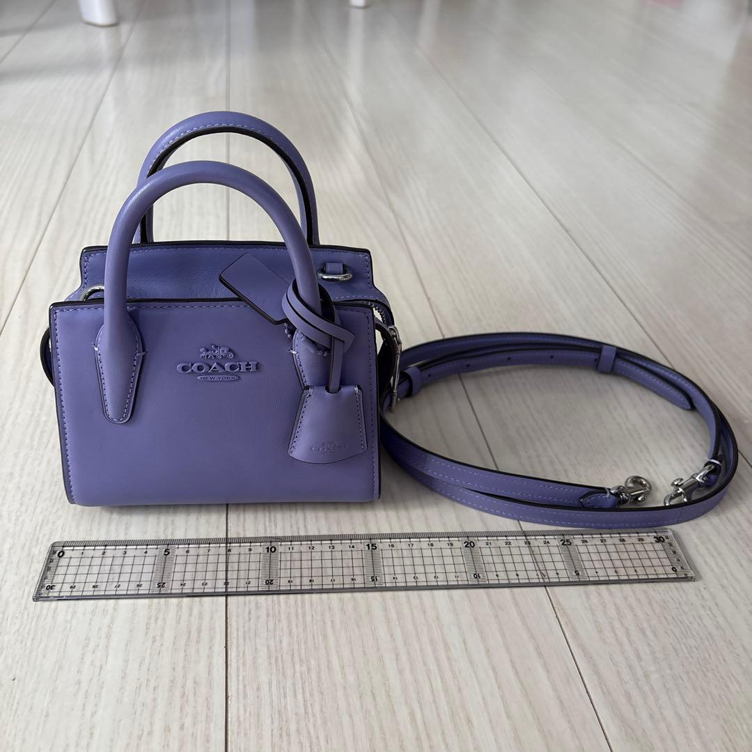 COACH パープル ショルダーバッグ