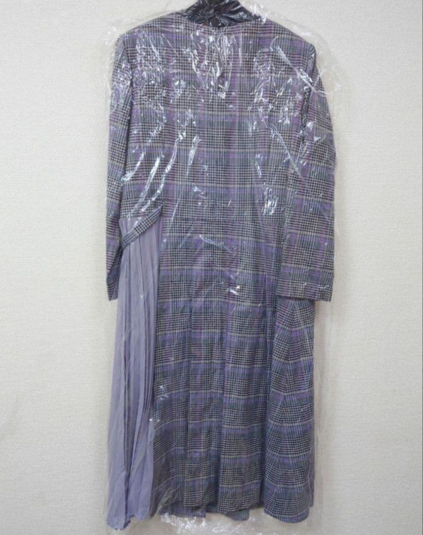 定価約３万円【42】ローズティアラ　RoseTiara　プリーツ切替フレアワンピ