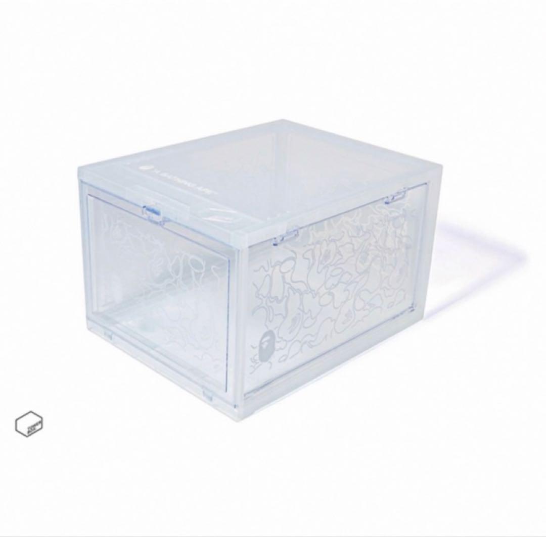 A BATHING APE 収納ボックス クリア　2個セット