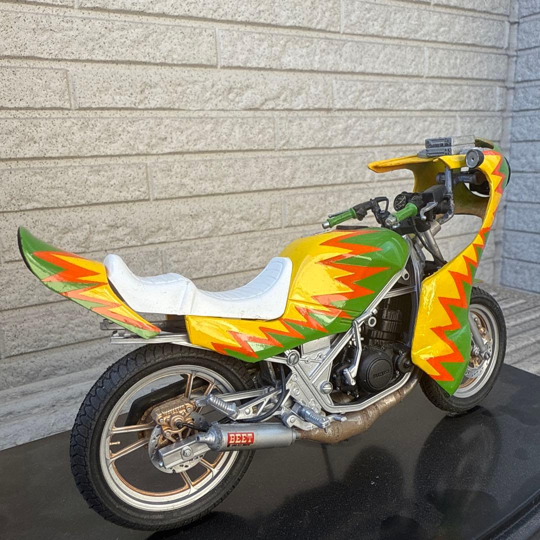 俺のマシン　RG250R 完成品　当時物　旧車會　暴走族　爆発カラー　1/12
