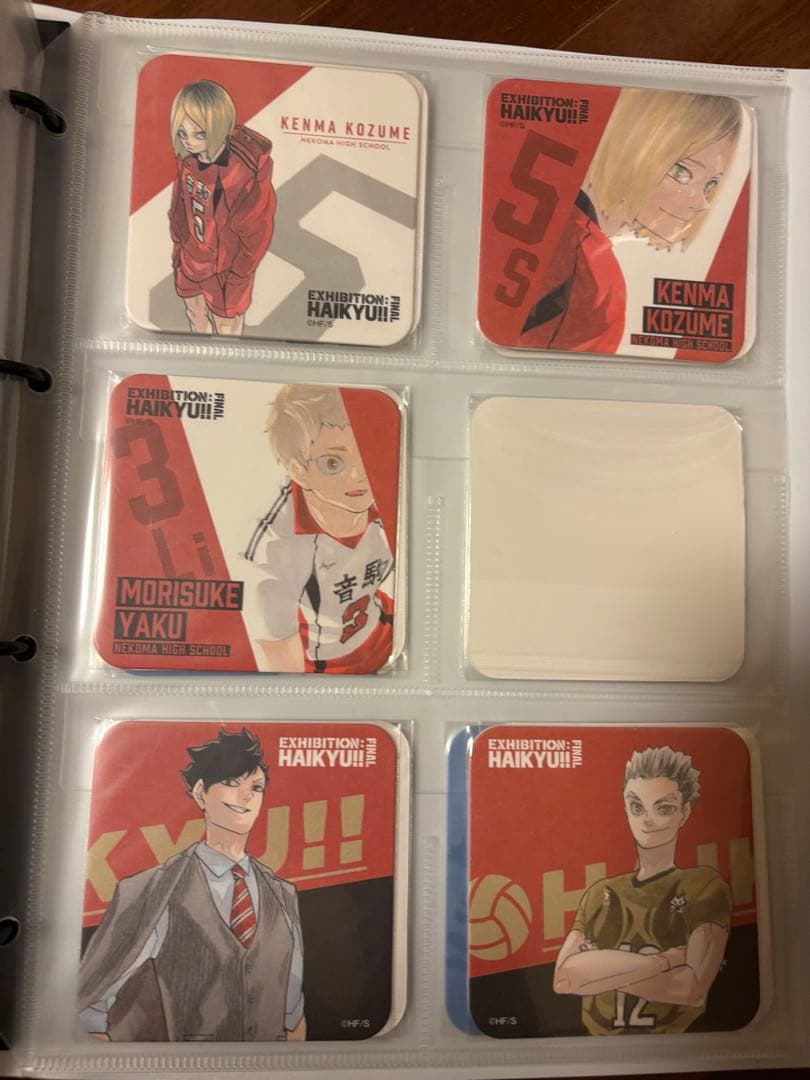 ハイキュー!! ハイキュー展 コースターBOX 第5弾　原画展 特典 48枚