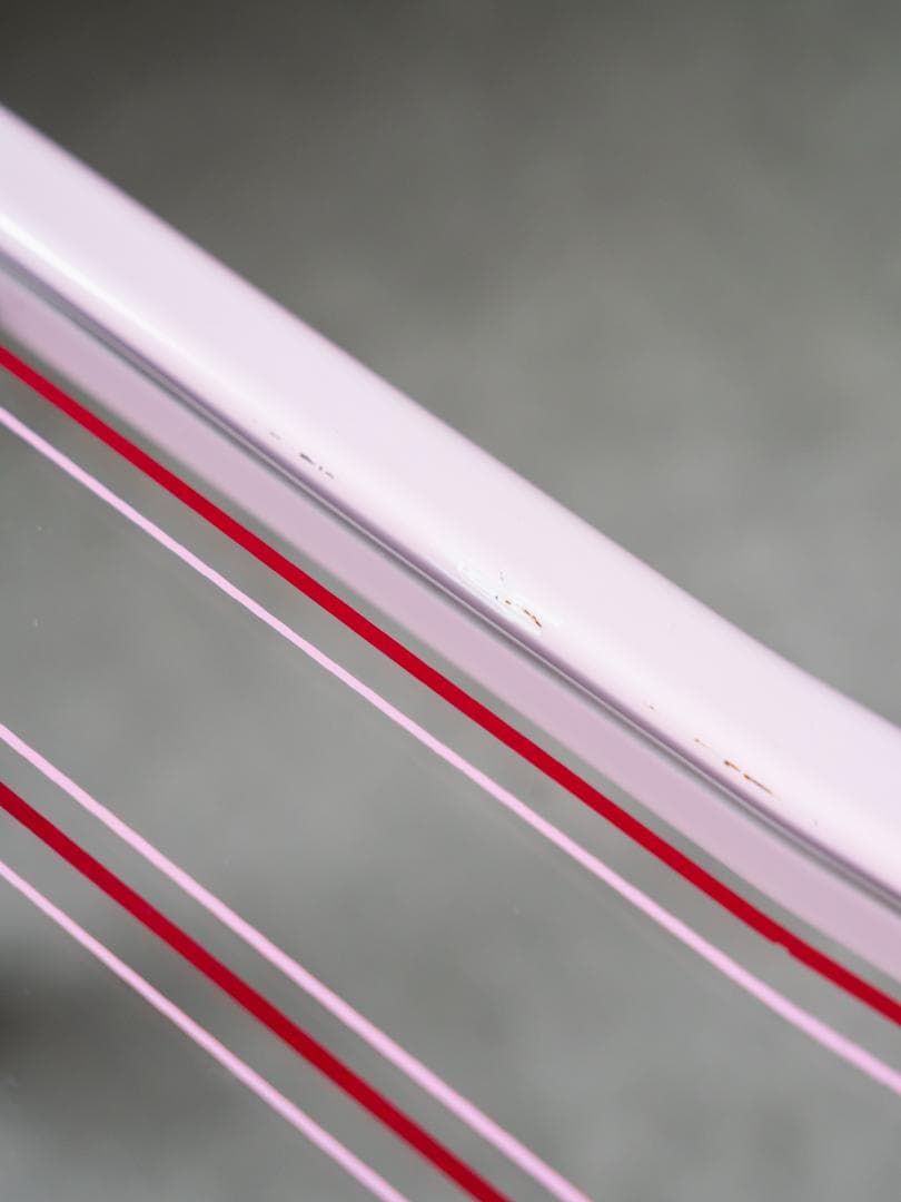 80-90's ポストモダン アイアン ガラステーブル レトロポップ