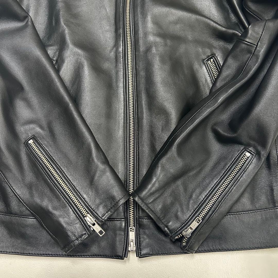 羊革　シングルライダース　黒　THE SHOP TK ラムレザージャケット