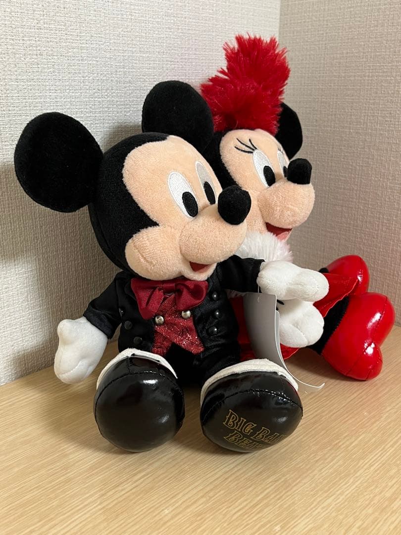 【新品未使用タグ付き】ビッグバンドビートBBB ミッキーミニー　ペア　ぬいぐるみ