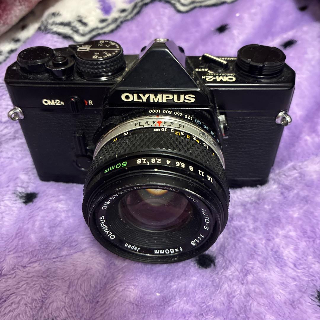 OLYMPUS オリンパス OM-2N BK+AUTO-S 50/1.8 セット