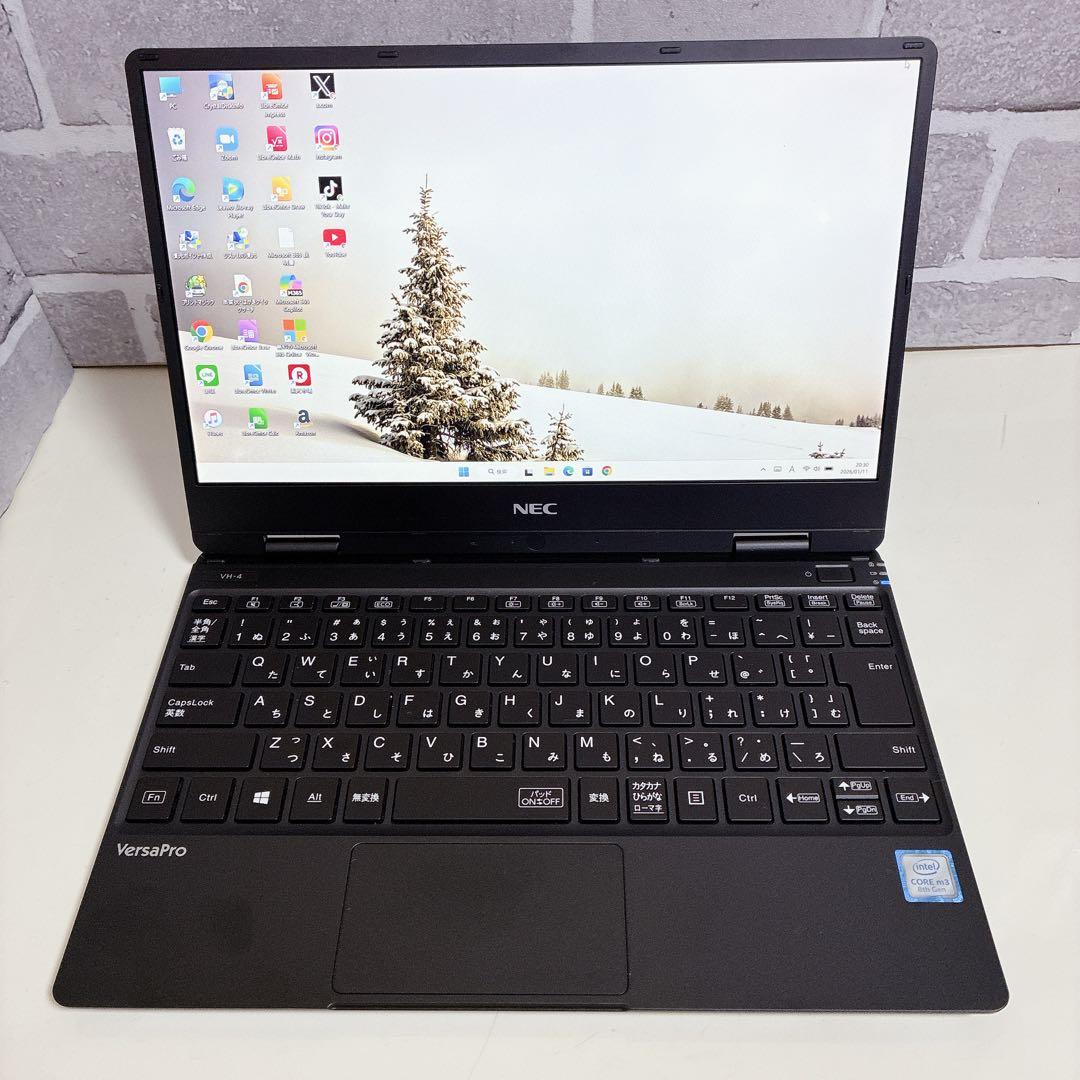 美品 軽量 薄型 NEC SSD 初期設定済 Windows11 ノートパソコン