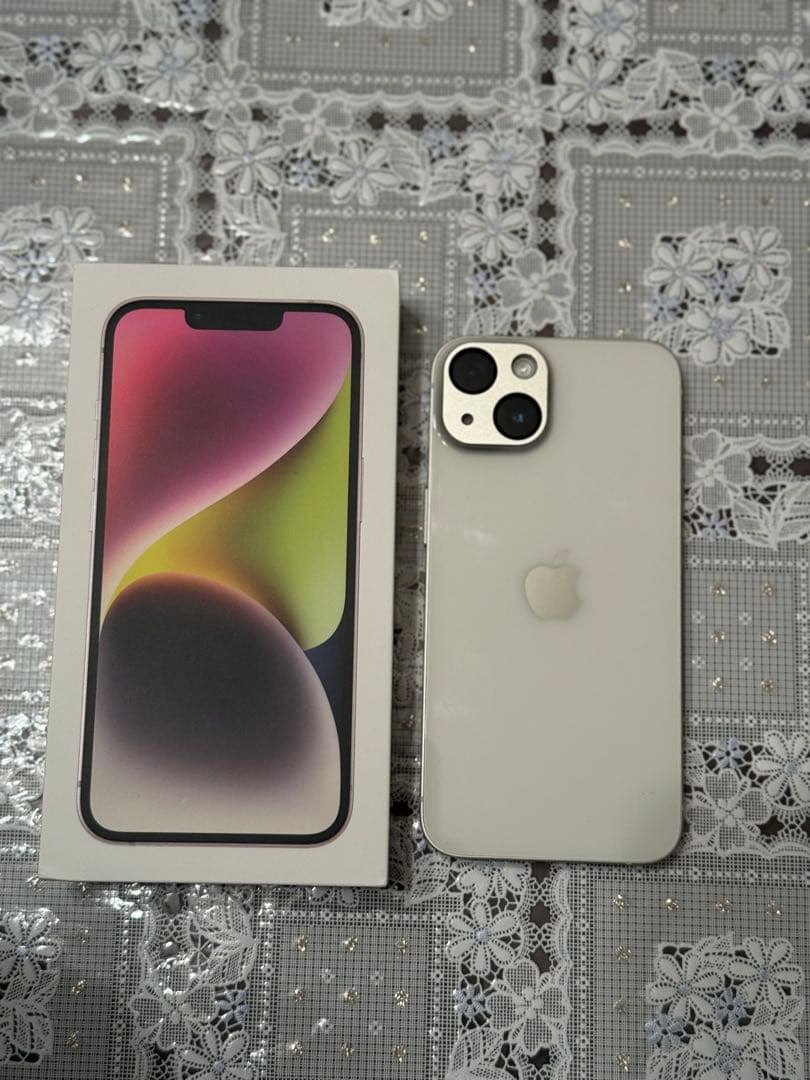 【美品】iphone14 128GB スターライト