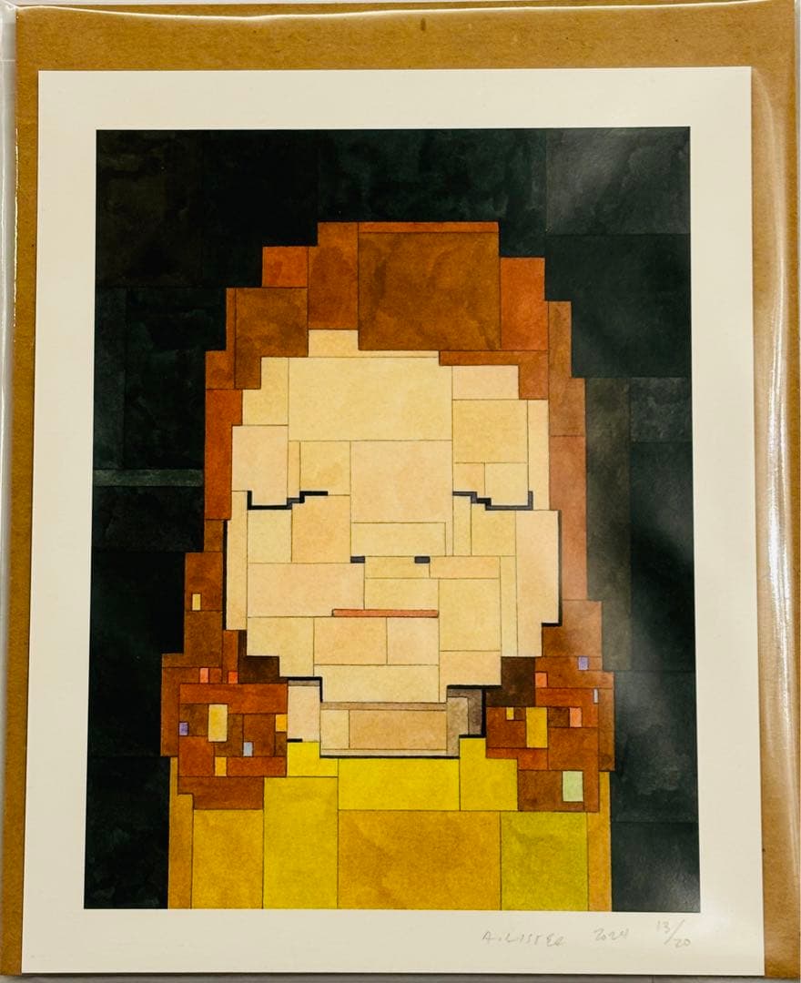 アダムリスター シルクスクリーン アート 奈良美智 直筆サイン入 限定20