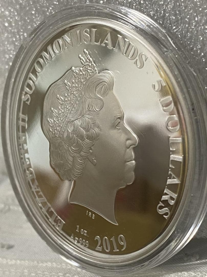 2019年 ソロモン諸島 マドンナ 1オンス 銀貨  Madonna