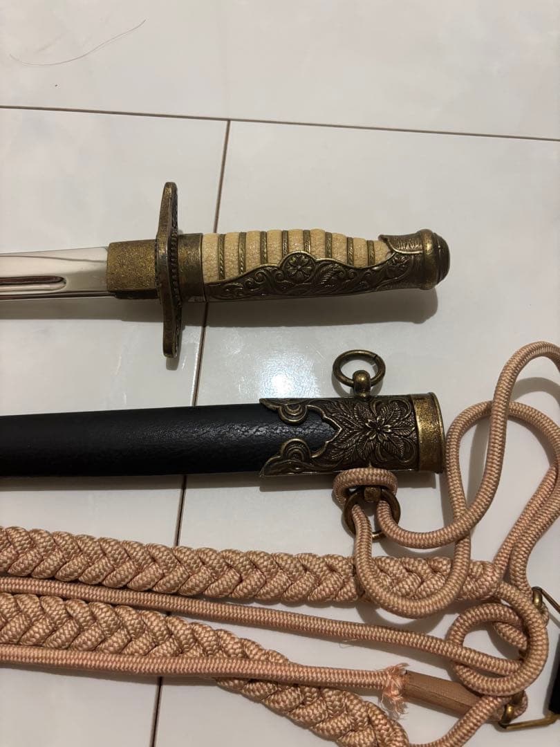 希少品　旧海軍 士官 短剣　模造刀　激レア　儀礼刀　年代物　軍刀　骨董　古美術