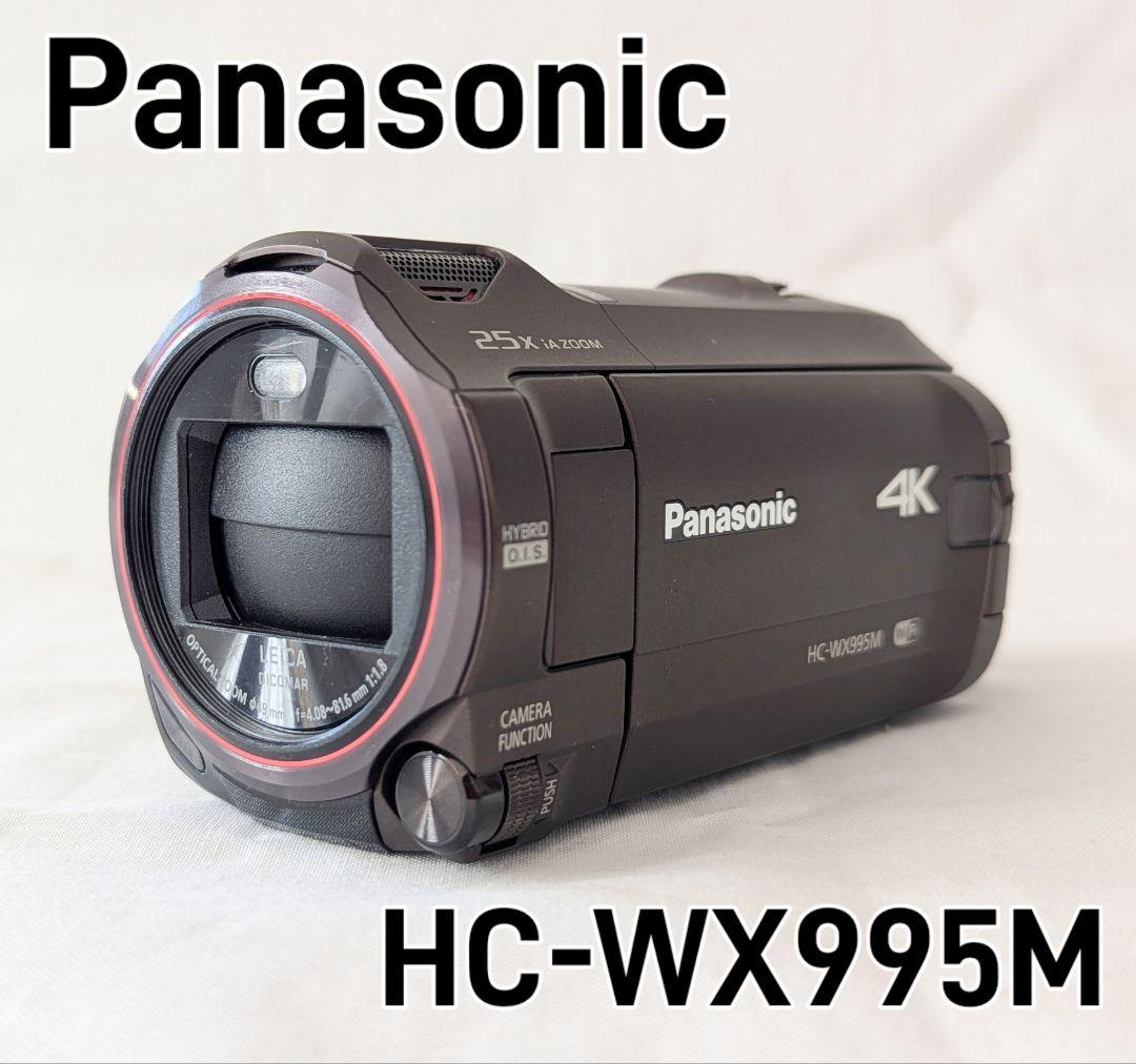 パナソニック 4K ビデオカメラ HC-WX995M-T 64GB