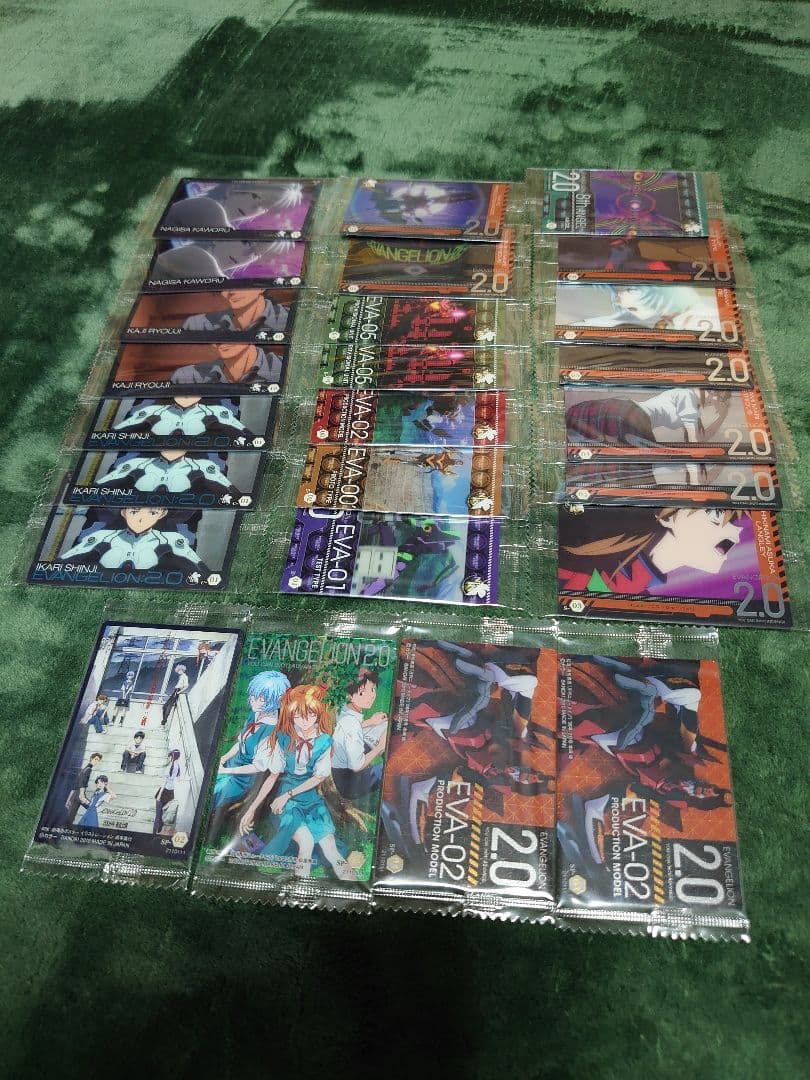 内袋未開封 エヴァンゲリオンウェハースカード