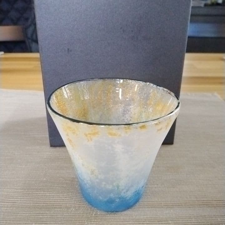 橋村野美知先生　硝子コップ2個セット 新品未使用自宅保管品