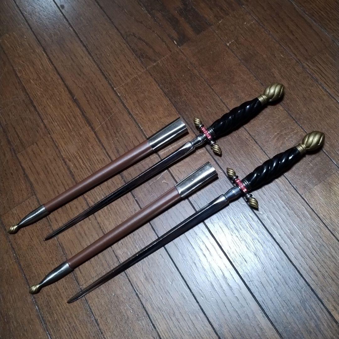 双刀　双剣　武具　模造刀　洋刀　コスプレ　希少　武術　アニメ　西洋剣　刀　ソード