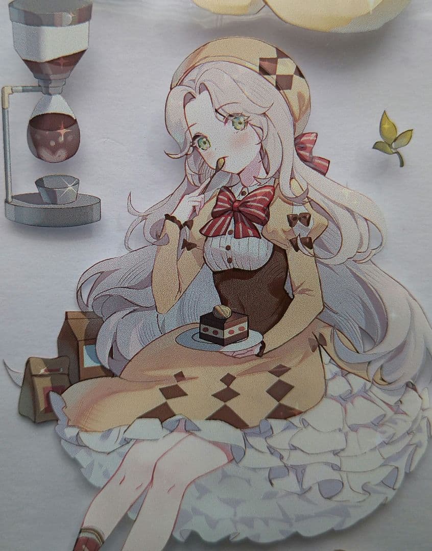 J56＃摩卡可可派(PET)冰川研究所切り売り海外人物マステ女の子