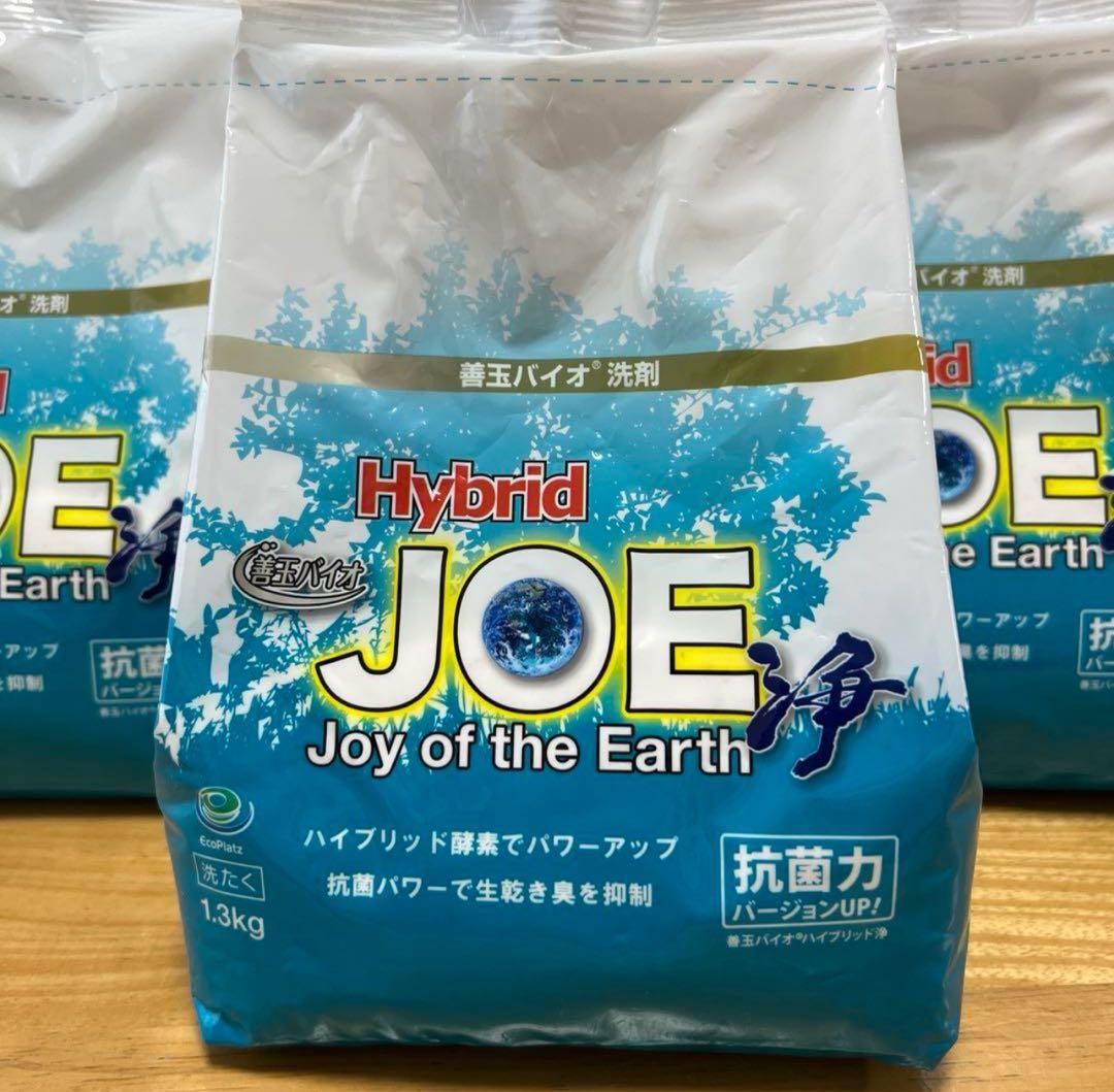 ハイブリッドJOE 浄　善玉バイオ洗剤 6袋　ケース＋スプーン付