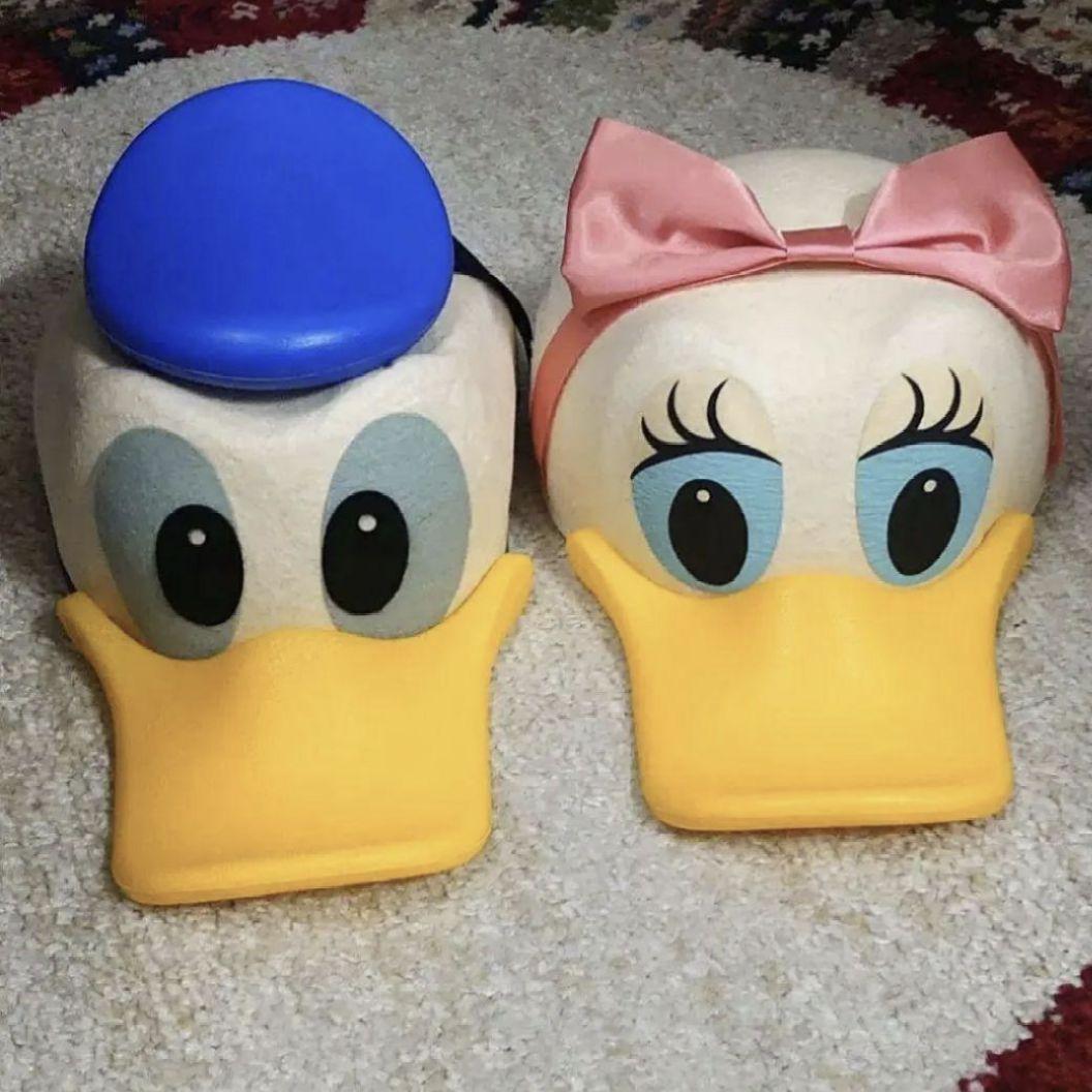 東京ディズニーランド　ドナルドダック　デイジーダック　帽子　ビンテージ