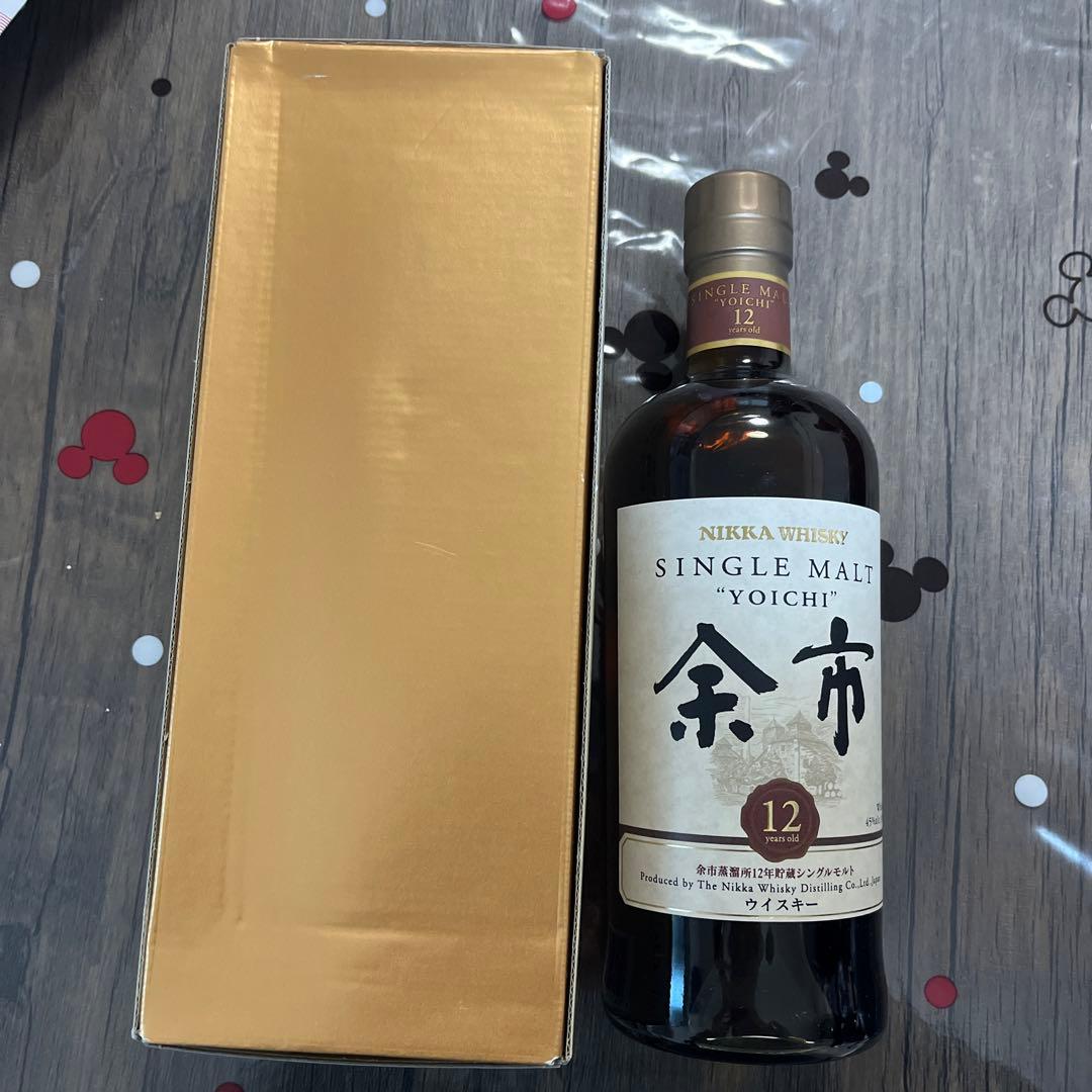 【未開封】ニッカウヰスキー シングルモルト余市12年 700ml
