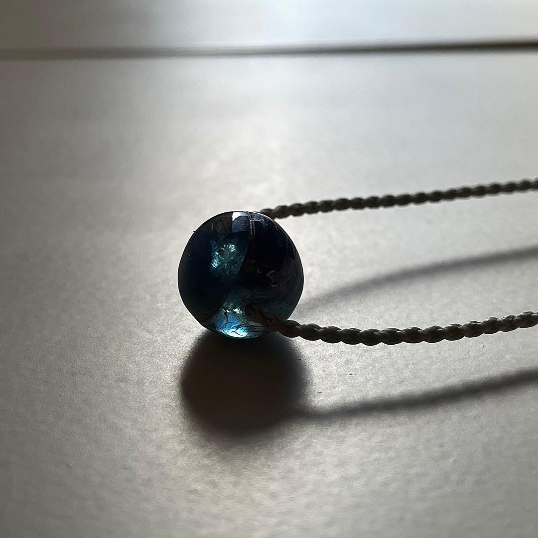 カイヤナイト ネパール産 ＊ マクラメネックレス 10