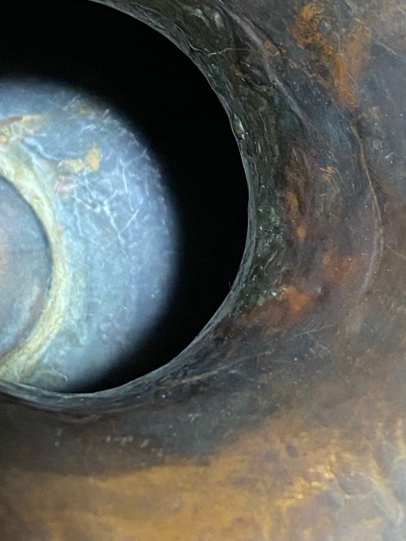 ♦鎚起銅器 ブロンズ 水差し 中東 ペルシャ〜西洋アンティーク 古美術品骨董品